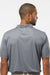 Oakley FOA402993 Mens Team Issue Hydrolix Short Sleeve Polo Shirt Heather Granite Grey Model Back