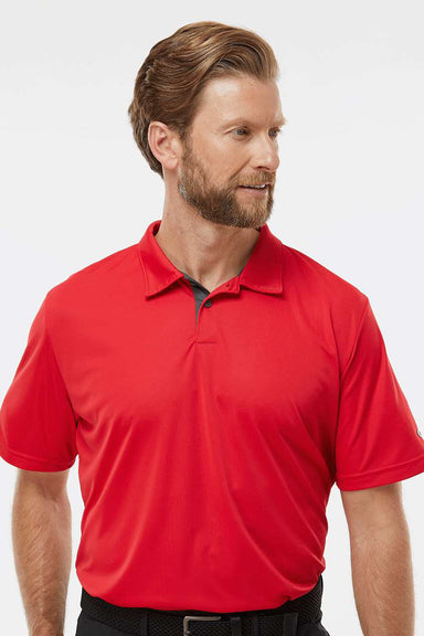 Oakley FOA402993 Mens Team Issue Hydrolix Short Sleeve Polo Shirt Team Red Model Front