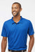 Oakley FOA402993 Mens Team Issue Hydrolix Short Sleeve Polo Shirt Team Royal Blue Model Front