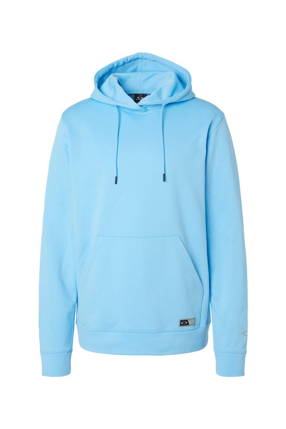 Oakley FOA402994 Mens Team Issue Hydrolix Hooded Sweatshirt Hoodie w/ Pouch Pocket Carolina Blue Flat Front
