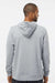 Oakley FOA402994 Mens Team Issue Hydrolix Hooded Sweatshirt Hoodie w/ Pouch Pocket Heather Granite Grey Model Back