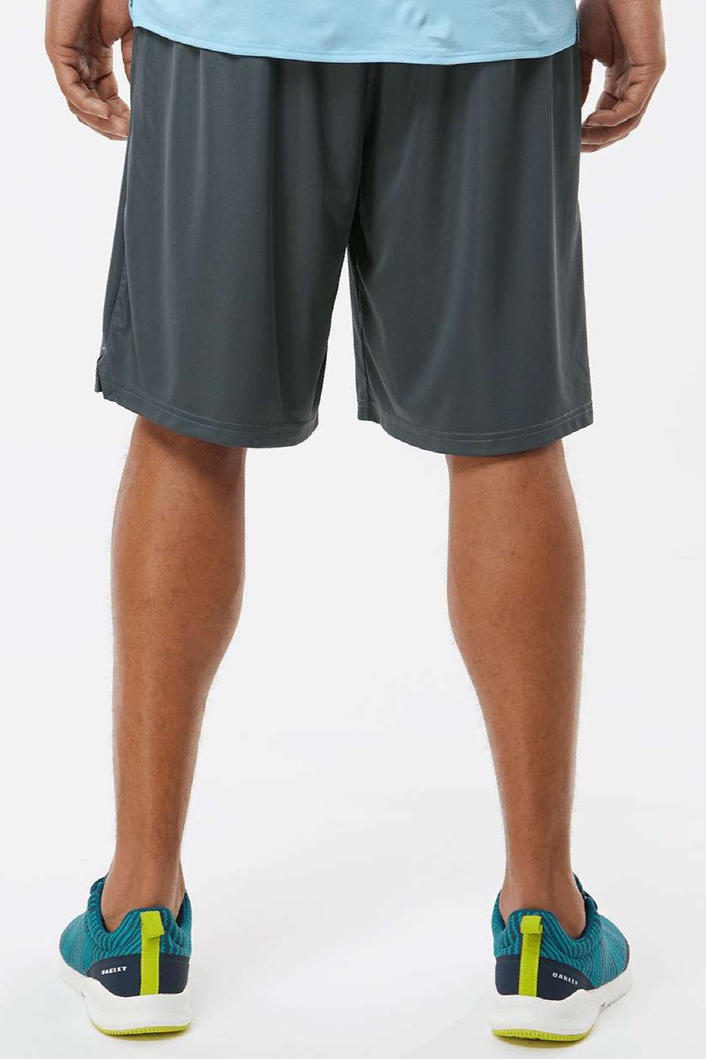 Oakley FOA402995 Mens Team Issue Hydrolix Shorts w/ Pockets Forged Iron Grey Model Back