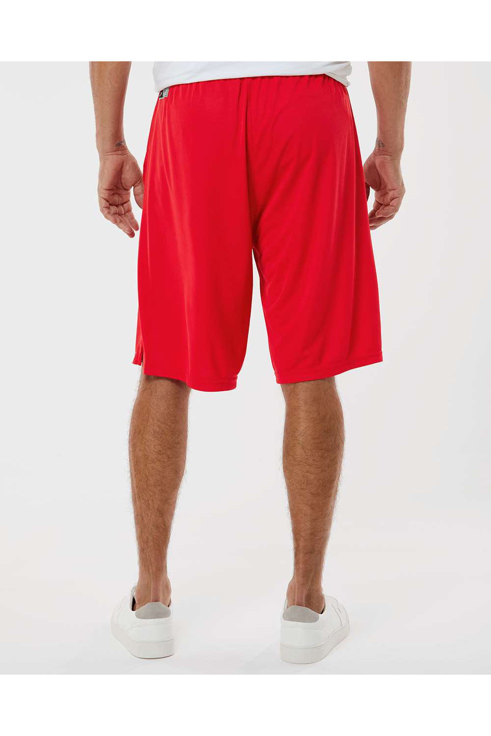 Oakley FOA402995 Mens Team Issue Hydrolix Shorts w/ Pockets Team Red Model Back