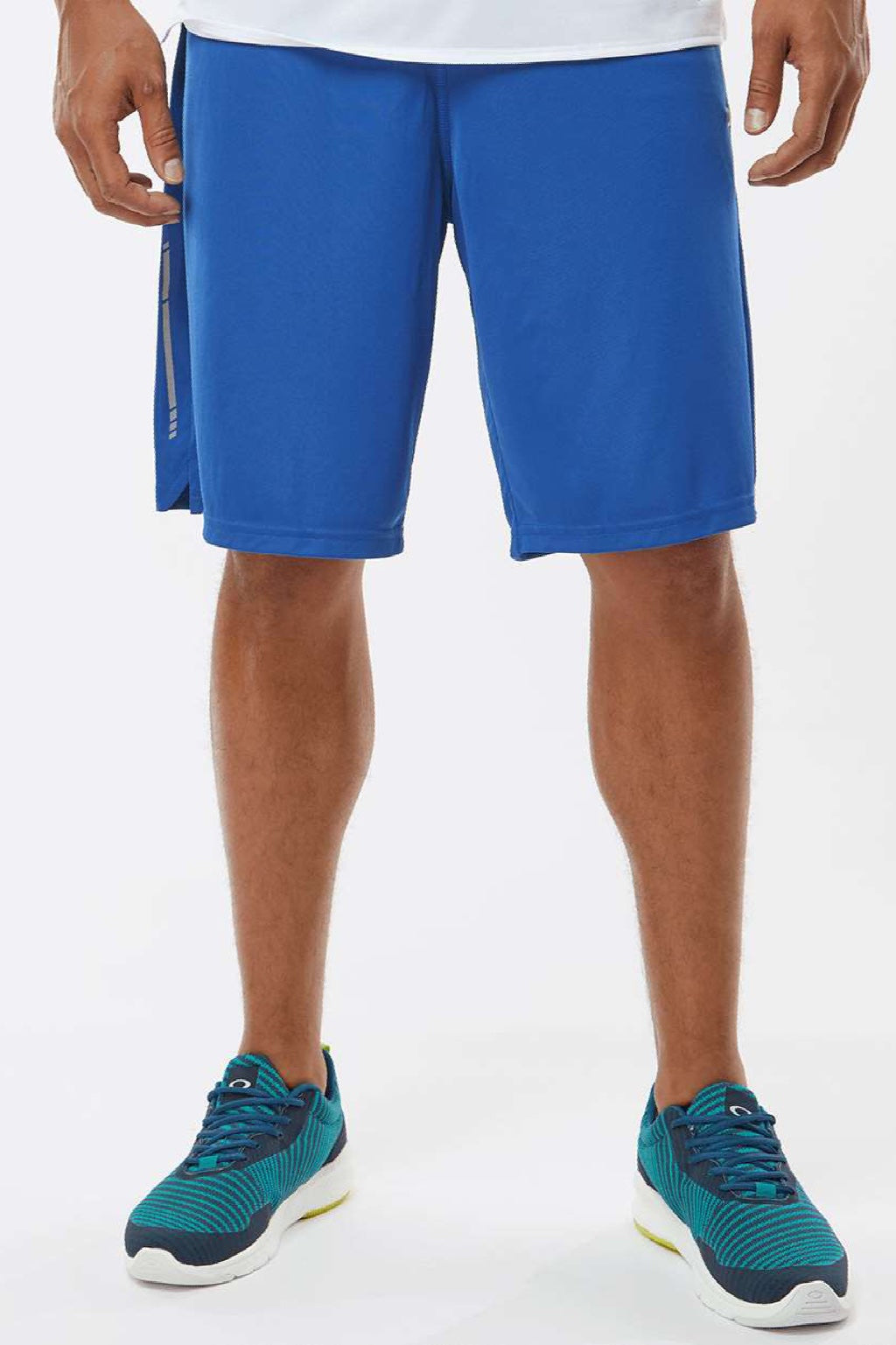 Oakley FOA402995 Mens Team Issue Hydrolix Shorts w/ Pockets Team Royal Blue Model Front