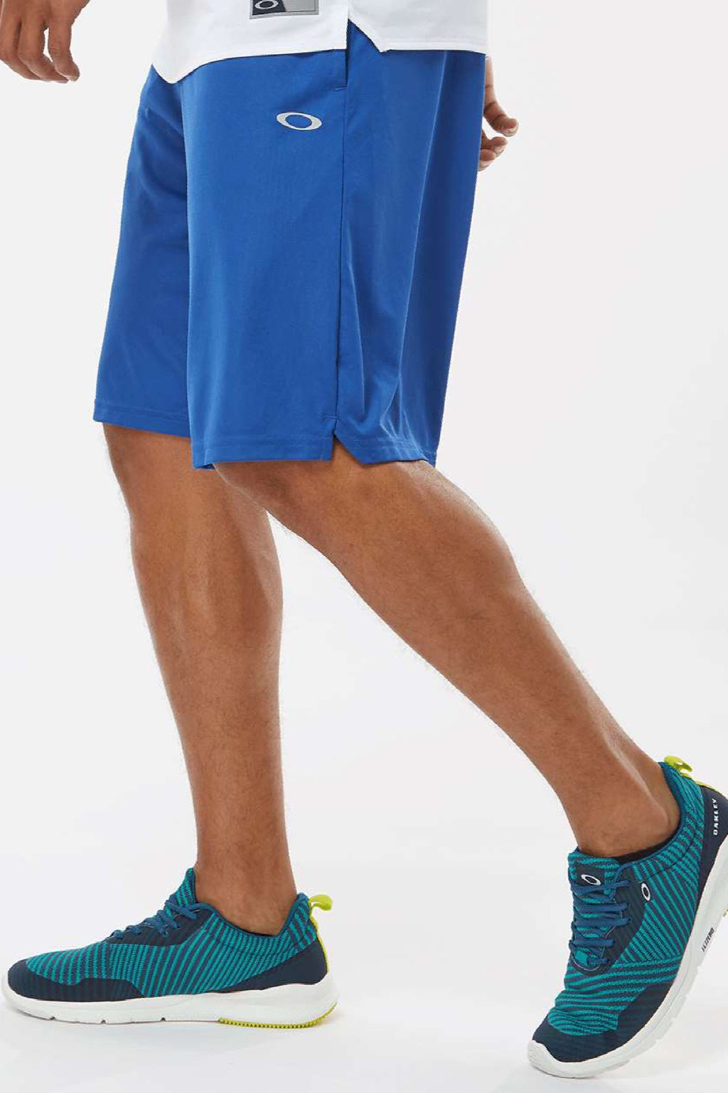 Oakley FOA402995 Mens Team Issue Hydrolix Shorts w/ Pockets Team Royal Blue Model Side