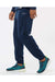 Oakley FOA402996 Mens Team Issue Enduro Hydrolix Sweatpants w/ Pockets Team Navy Blue Model Side
