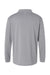 Oakley FOA402997 Mens Team Issue Podium 1/4 Zip Sweatshirt Heather Granite Grey Flat Back