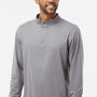 Oakley Mens Team Issue Podium 1/4 Zip Sweatshirt - Heather Granite Grey