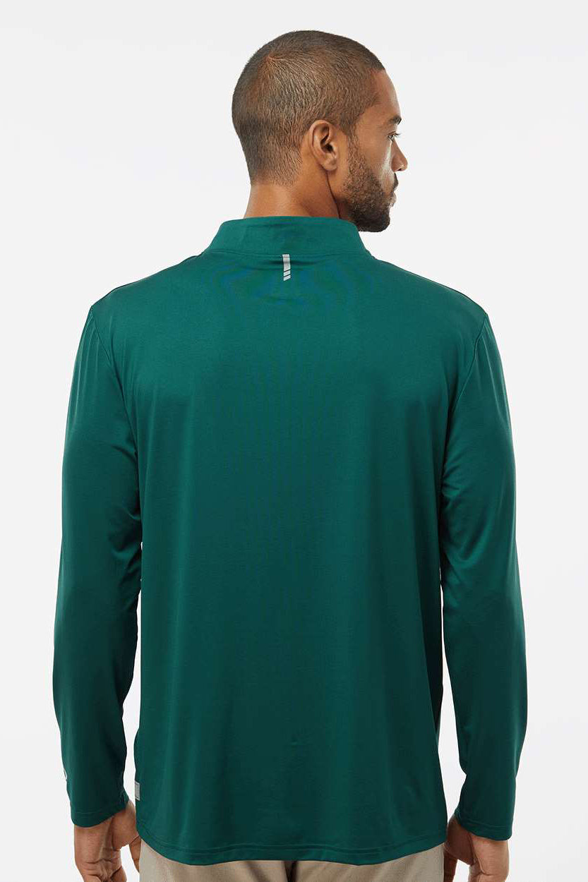 Oakley FOA402997 Mens Team Issue Podium 1/4 Zip Sweatshirt Team Fir Green Model Back