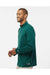 Oakley FOA402997 Mens Team Issue Podium 1/4 Zip Sweatshirt Team Fir Green Model Side