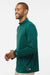 Oakley FOA402997 Mens Team Issue Podium 1/4 Zip Sweatshirt Team Fir Green Model Side