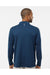 Oakley FOA402997 Mens Team Issue Podium 1/4 Zip Sweatshirt Team Navy Blue Model Back