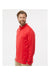 Oakley FOA402997 Mens Team Issue Podium 1/4 Zip Sweatshirt Team Red Model Side