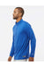 Oakley FOA402997 Mens Team Issue Podium 1/4 Zip Sweatshirt Team Royal Blue Model Side