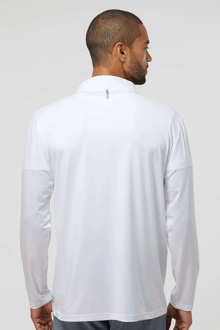 Oakley FOA402997 Mens Team Issue Podium 1/4 Zip Sweatshirt White Model Back