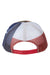 Kati Hats S700M Mens Printed Mesh Snapback Trucker Hat All Purpose/Texas Flag Flat Back