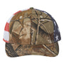 Kati Hats Mens Printed Mesh Snapback Trucker Hat - All Purpose/USA Flag
