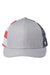 Kati Hats S700M Mens Printed Mesh Snapback Trucker Hat Heather Grey/USA Flag Flat Front