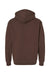 Independent Trading Co. IND4000 Mens Hooded Sweatshirt Hoodie Brown Flat Back