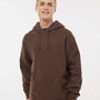 Independent Trading Co. Mens Hooded Sweatshirt Hoodie - Brown - NEW