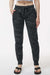 Independent Trading Company PRM20PNT Womens California Wave Wash Sweatpants w/ Pockets Heather Black Camo Model Front