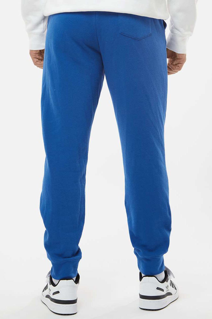 Independent Trading Company IND20PNT Mens Fleece Sweatpants w/ Pockets Royal Blue Model Back