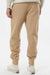 Independent Trading Company IND20PNT Mens Fleece Sweatpants w/ Pockets Sandstone Brown Model Back