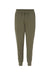 Independent Trading Co. IND20PNT Mens Fleece Sweatpants w/ Pockets Army Green Flat Front