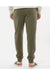 Independent Trading Co. IND20PNT Mens Fleece Sweatpants w/ Pockets Army Green Model Back