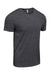Threadfast Apparel 102A Mens Short Sleeve Crewneck T-Shirt Black Flat Front