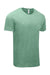 Threadfast Apparel 102A Mens Short Sleeve Crewneck T-Shirt Green Flat Front