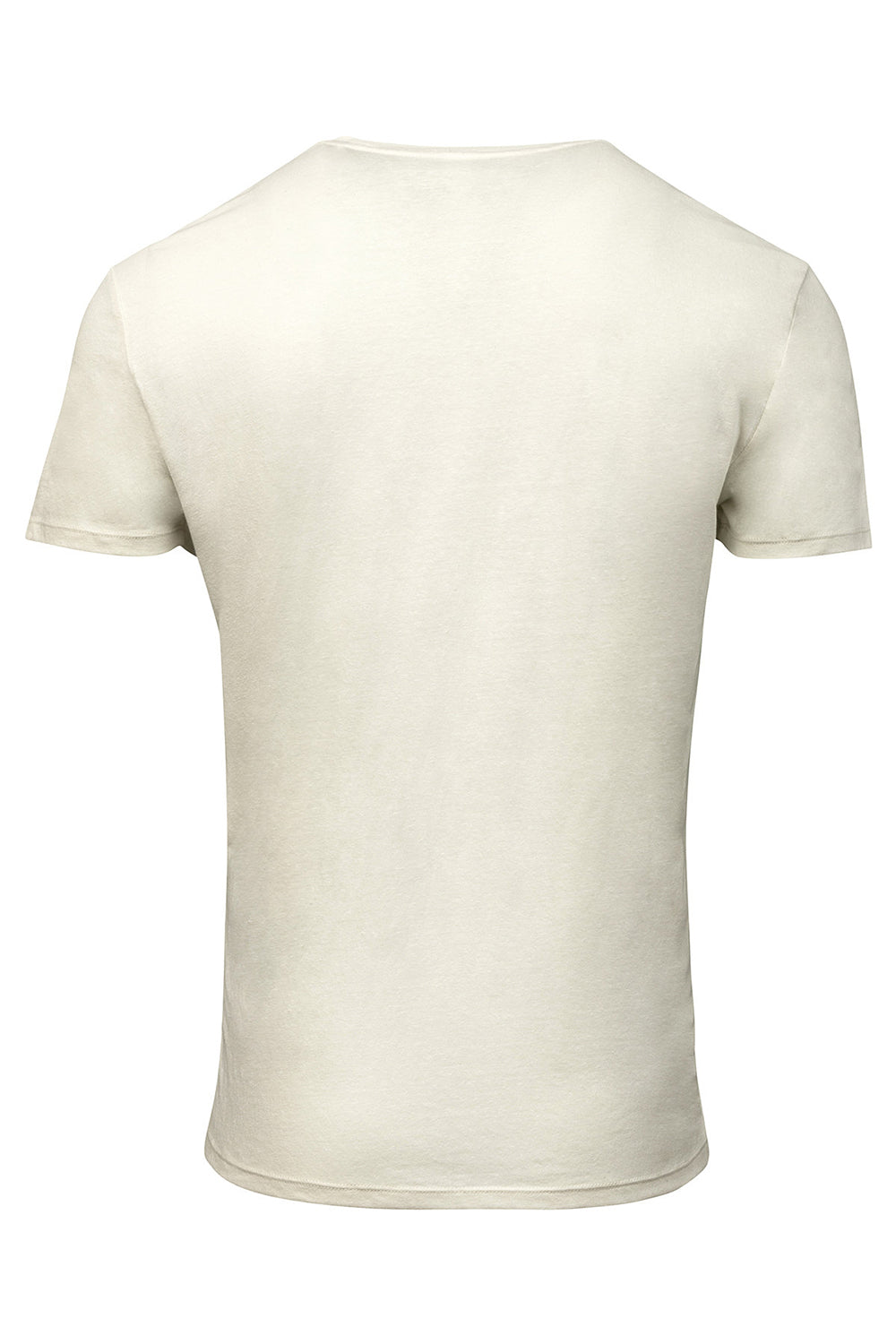 Threadfast Apparel 102A Mens Short Sleeve Crewneck T-Shirt Cream Flat Back