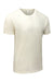 Threadfast Apparel 102A Mens Short Sleeve Crewneck T-Shirt Cream Flat Front