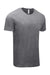 Threadfast Apparel 102A Mens Short Sleeve Crewneck T-Shirt Grey Flat Front