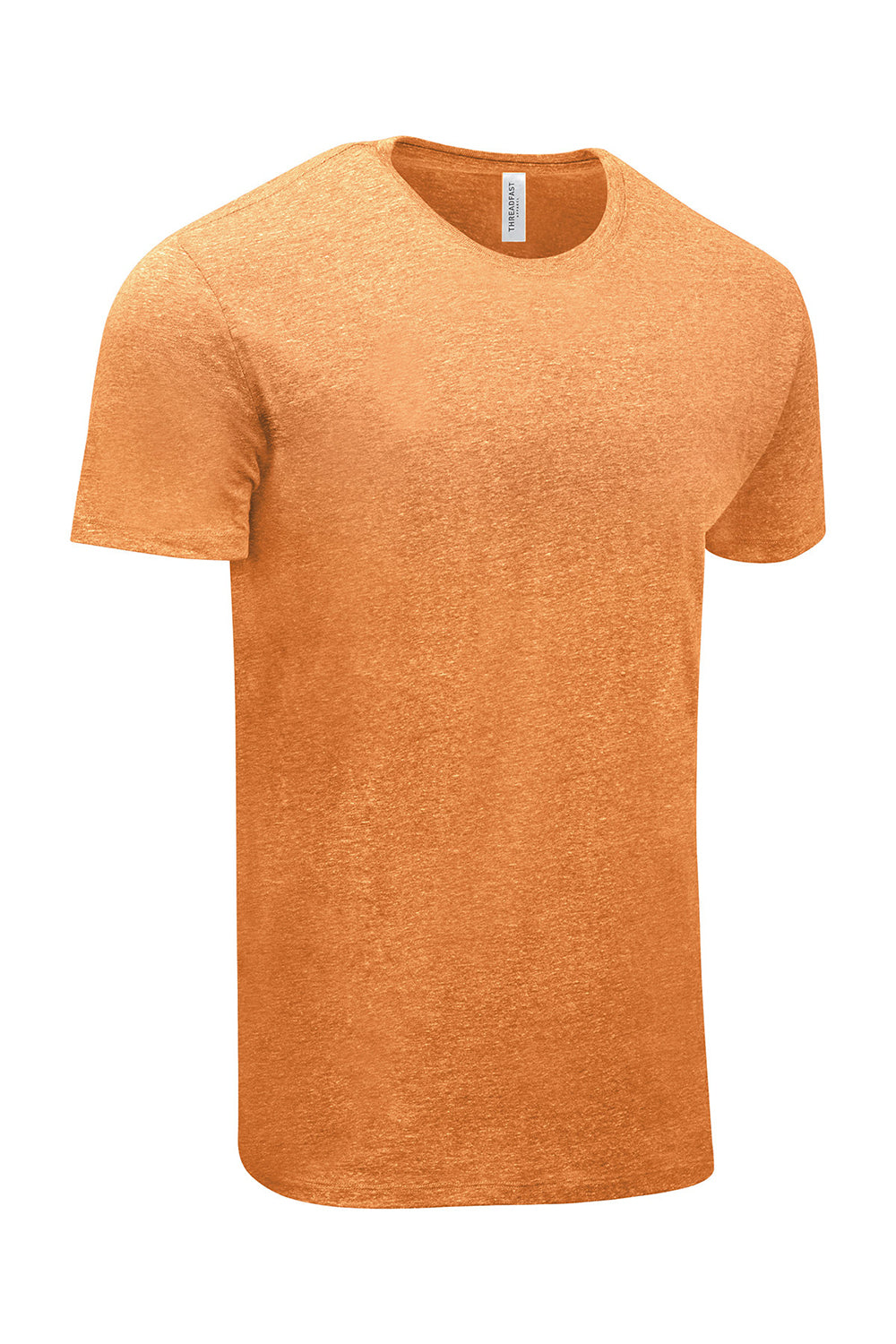 Threadfast Apparel 102A Mens Short Sleeve Crewneck T-Shirt Orange Flat Front