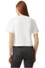 American Apparel 102 Womens Fine Jersey Boxy Short Sleeve Crewneck T-Shirt White Model Back