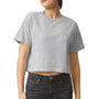 American Apparel Womens Fine Jersey Boxy Short Sleeve Crewneck T-Shirt - Heather Grey
