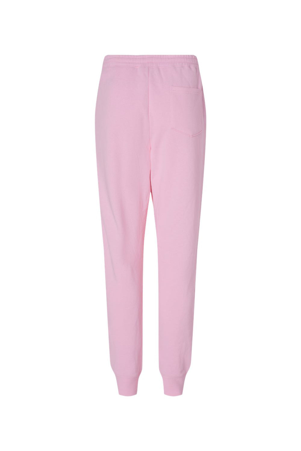 Independent Trading Co. IND20PNT Mens Fleece Sweatpants w/ Pockets Light Pink Flat Back