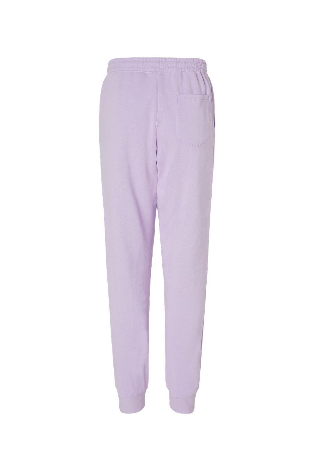 Independent Trading Co. IND20PNT Mens Fleece Sweatpants w/ Pockets Lavender Purple Flat Back