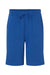 Independent Trading Company IND20SRT Mens Fleece Shorts w/ Pockets Royal Blue Flat Front