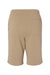 Independent Trading Company IND20SRT Mens Fleece Shorts w/ Pockets Sandstone Brown Flat Back