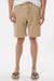 Independent Trading Company IND20SRT Mens Fleece Shorts w/ Pockets Sandstone Brown Model Front