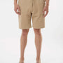 Independent Trading Co. Mens Fleece Shorts w/ Pockets - Sandstone Brown - NEW