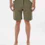 Independent Trading Co. Mens Fleece Shorts w/ Pockets - Army Green - NEW