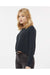 Independent Trading Co. AFX24CRP Womens Crop Crewneck Sweatshirt Black Model Side