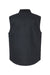 Independent Trading Co. EXP560V Mens Insulated Canvas Full Zip Vest Black Flat Back