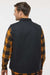 Independent Trading Company EXP560V Mens Insulated Canvas Full Zip Vest Black Model Back