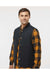 Independent Trading Co. EXP560V Mens Insulated Canvas Full Zip Vest Black Model Side