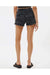 Independent Trading Co. PRM20SRT Womens California Wave Wash Fleece Shorts w/ Pockets Heather Black Camo Model Back