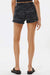 Independent Trading Company PRM20SRT Womens California Wave Wash Fleece Shorts w/ Pockets Heather Black Camo Model Back